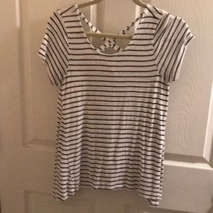 MOSSIMO Cross-back Striped Shirt